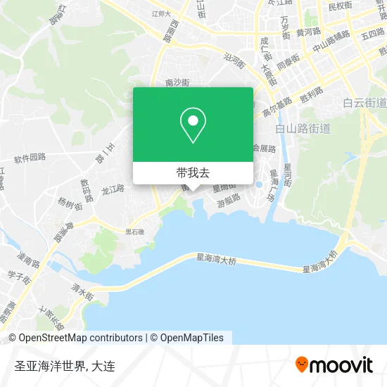 圣亚海洋世界地图