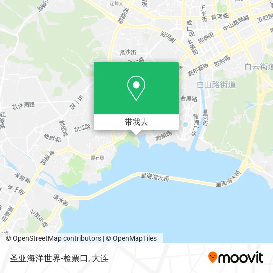 圣亚海洋世界-检票口地图