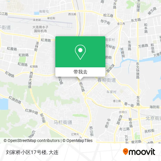 刘家桥小区17号楼地图