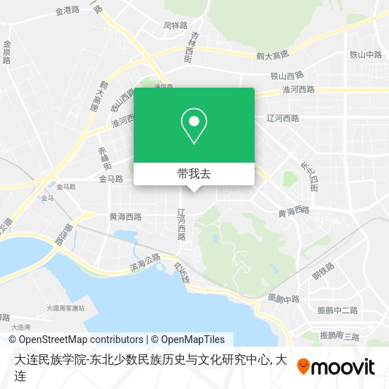 大连民族学院-东北少数民族历史与文化研究中心地图