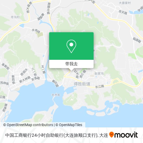 中国工商银行24小时自助银行(大连旅顺口支行)地图