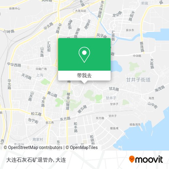 大连石灰石矿退管办地图