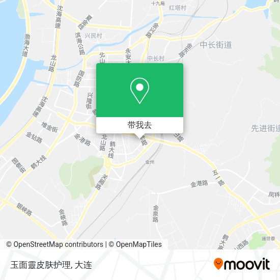 玉面靈皮肤护理地图