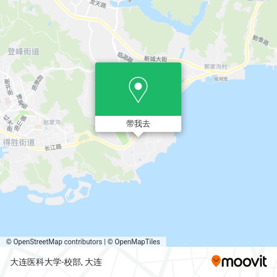 大连医科大学-校部地图