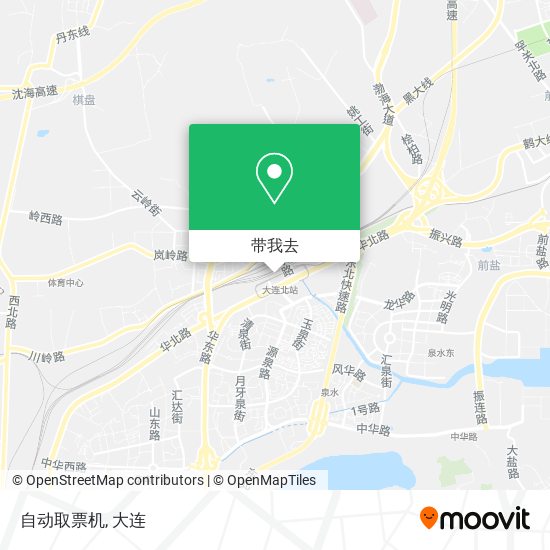 自动取票机地图