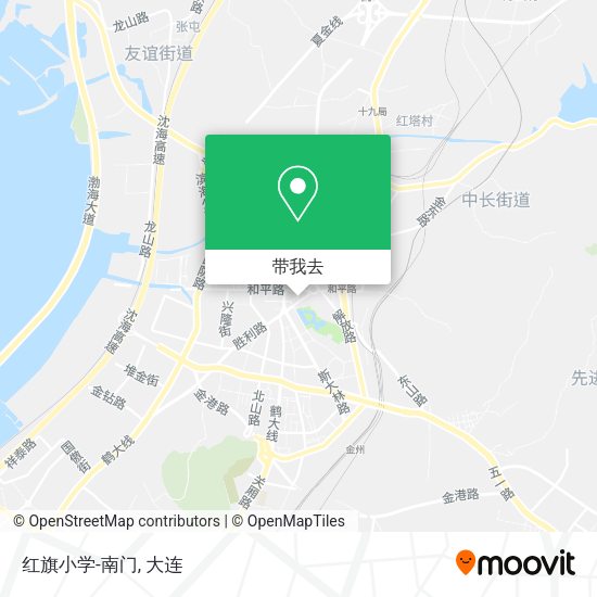 红旗小学-南门地图