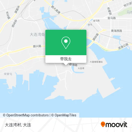大连湾村地图