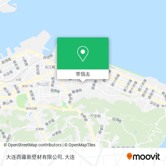 大连西藤新壁材有限公司地图