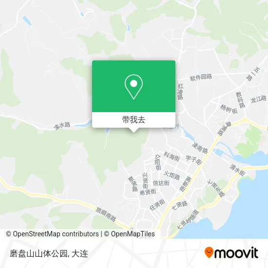 磨盘山山体公园地图