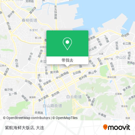 紫航海鲜大饭店地图
