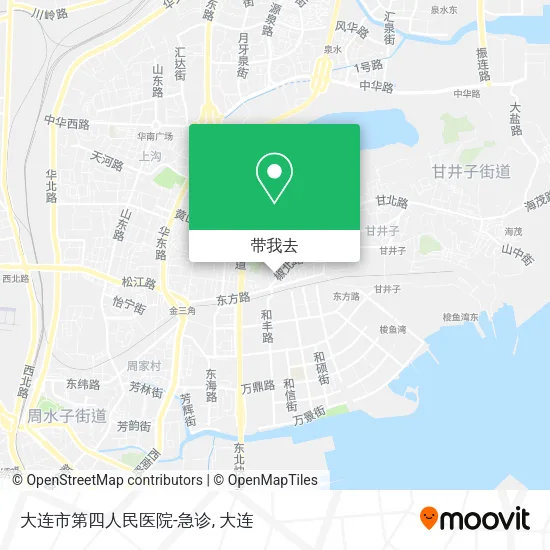 大连市第四人民医院-急诊地图