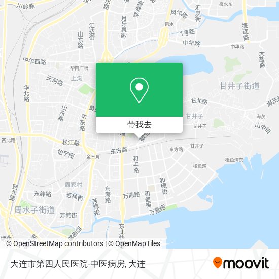 大连市第四人民医院-中医病房地图