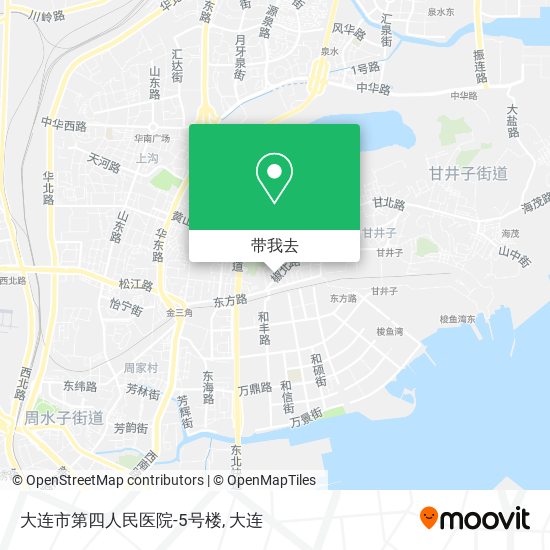 大连市第四人民医院-5号楼地图