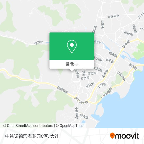 中铁诺德滨海花园C区地图