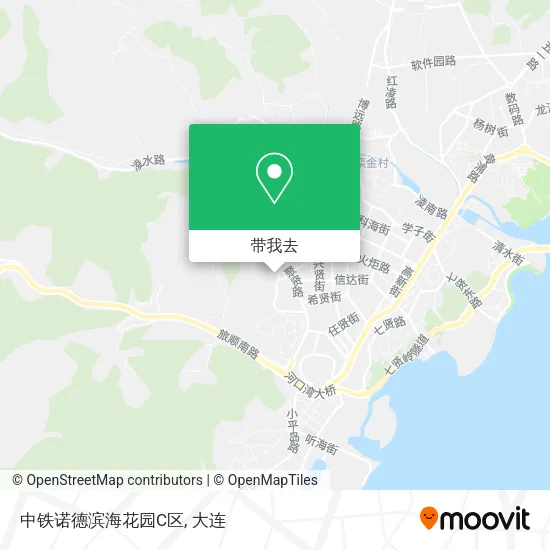 中铁诺德滨海花园C区地图