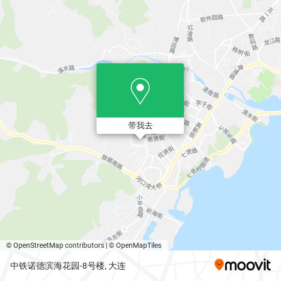 中铁诺德滨海花园-8号楼地图
