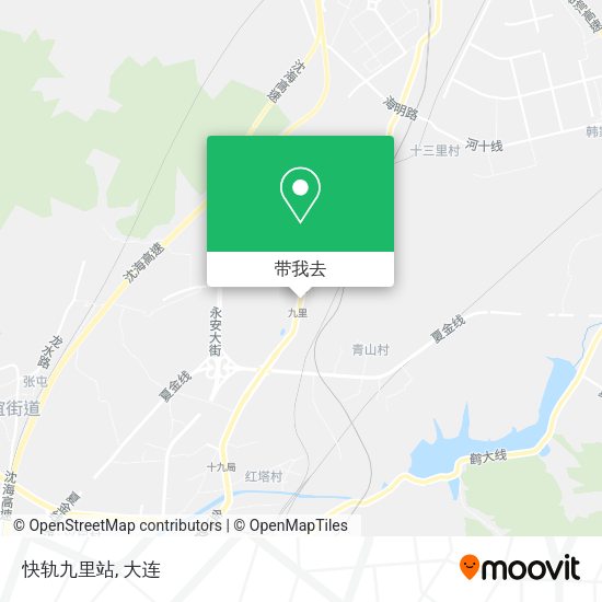 快轨九里站地图
