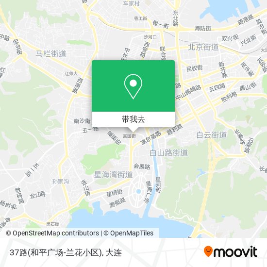 37路(和平广场-兰花小区)地图