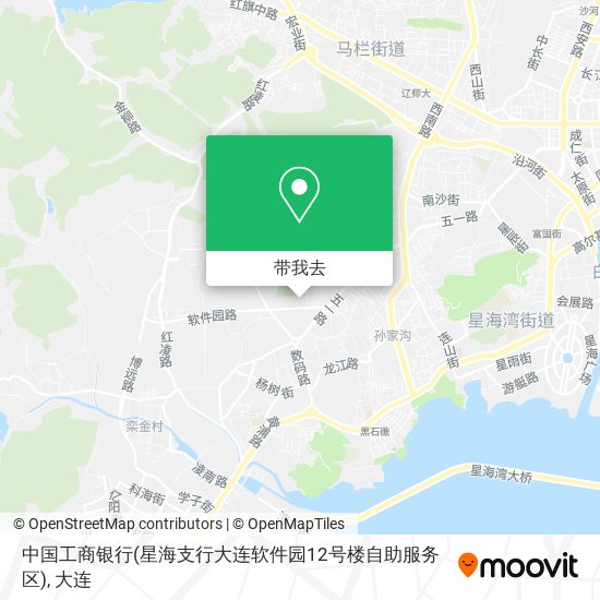 中国工商银行(星海支行大连软件园12号楼自助服务区)地图