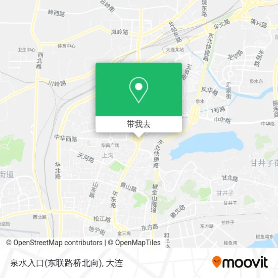 泉水入口(东联路桥北向)地图