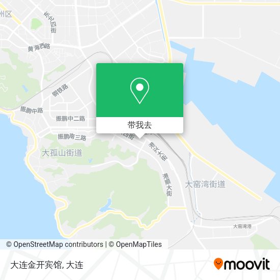 大连金开宾馆地图