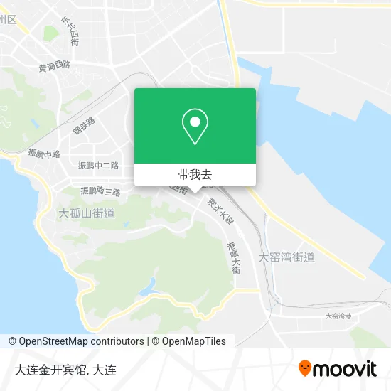 大连金开宾馆地图