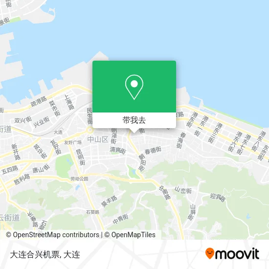 大连合兴机票地图