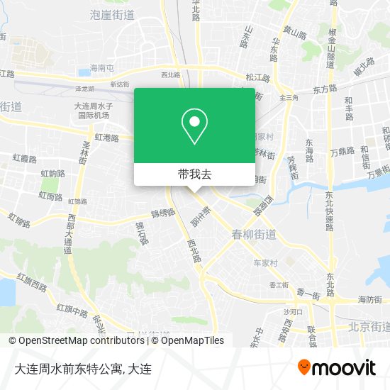 大连周水前东特公寓地图