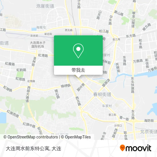 大连周水前东特公寓地图