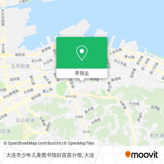 大连市少年儿童图书馆好苗苗分馆地图