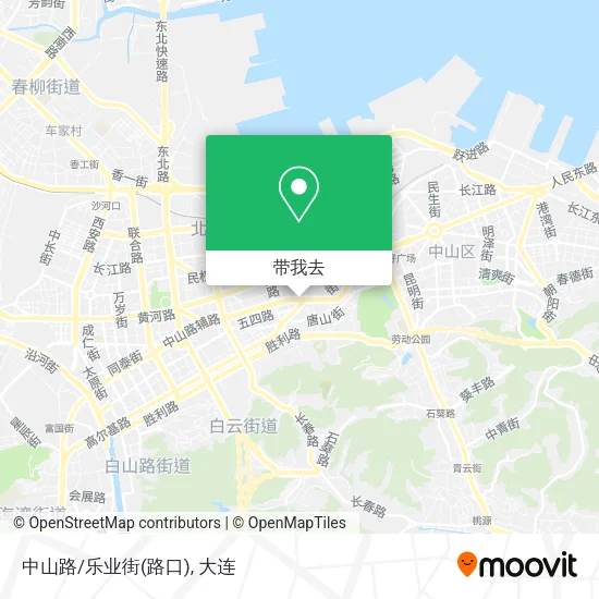 中山路/乐业街(路口)地图