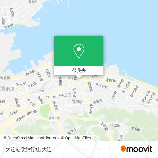 大连港欣旅行社地图