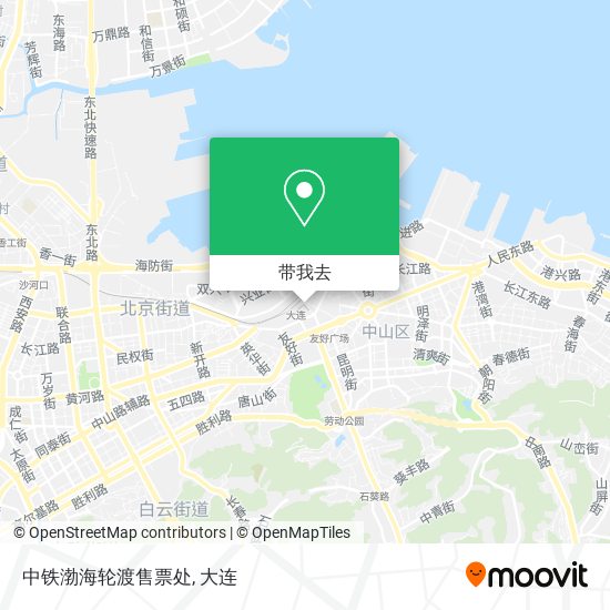 中铁渤海轮渡售票处地图