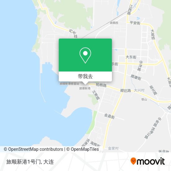 旅顺新港1号门地图