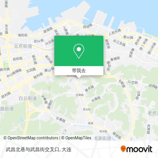 武昌北巷与武昌街交叉口地图
