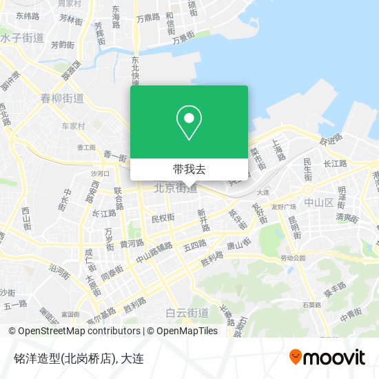 铭洋造型(北岗桥店)地图