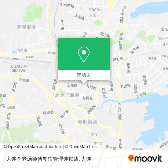 大连李老汤师傅餐饮管理连锁店地图