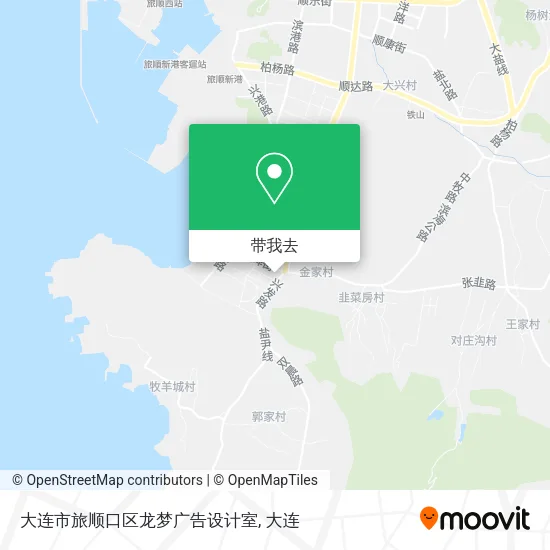 大连市旅顺口区龙梦广告设计室地图