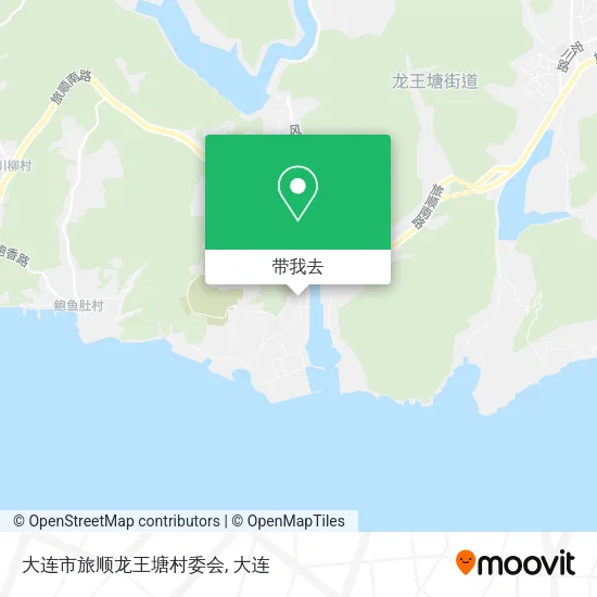 大连市旅顺龙王塘村委会地图