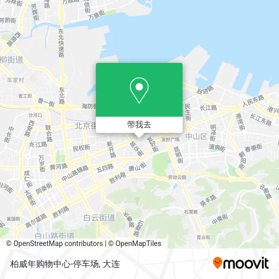 柏威年购物中心-停车场地图