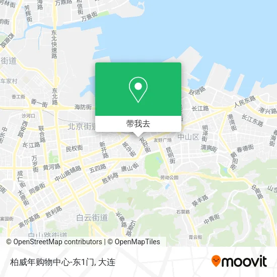 柏威年购物中心-东1门地图