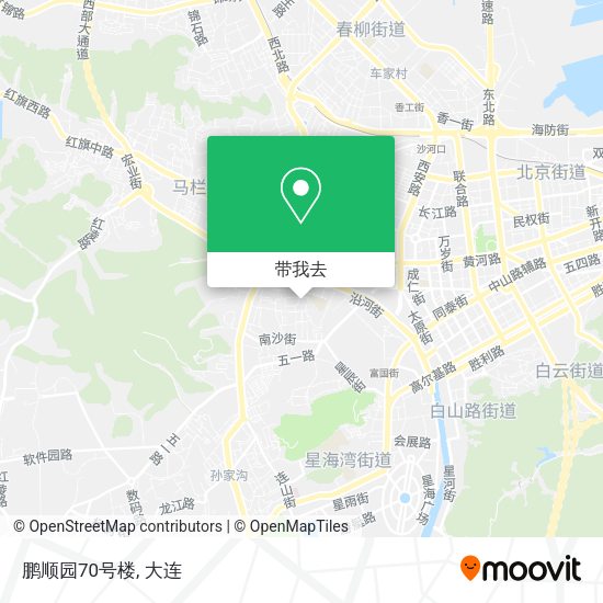 鹏顺园70号楼地图
