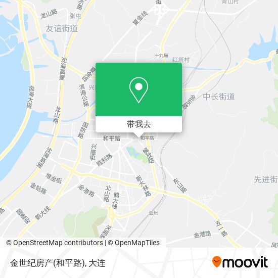 金世纪房产(和平路)地图