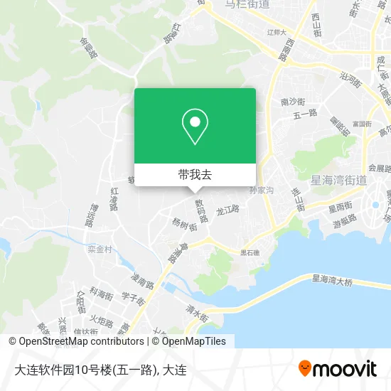 大连软件园10号楼(五一路)地图