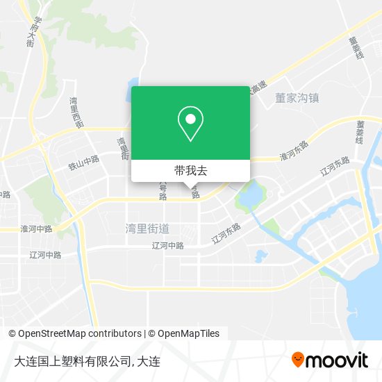 大连国上塑料有限公司地图