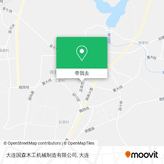 大连国森木工机械制造有限公司地图