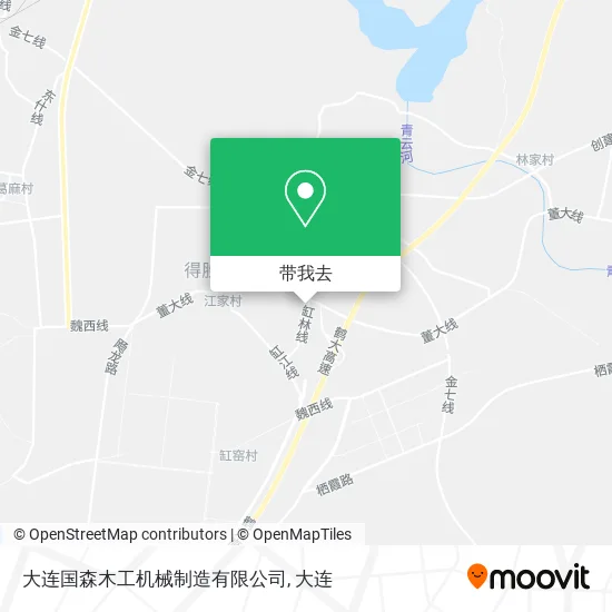 大连国森木工机械制造有限公司地图