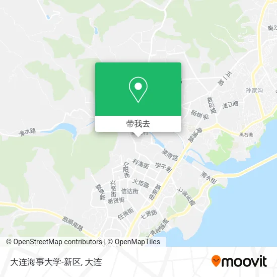 大连海事大学-新区地图