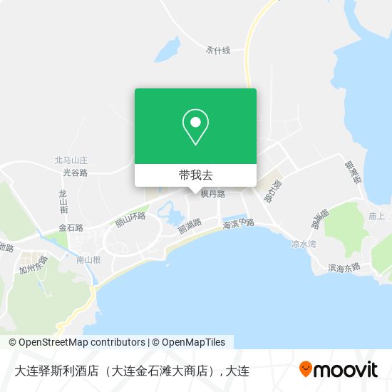 大连驿斯利酒店（大连金石滩大商店）地图