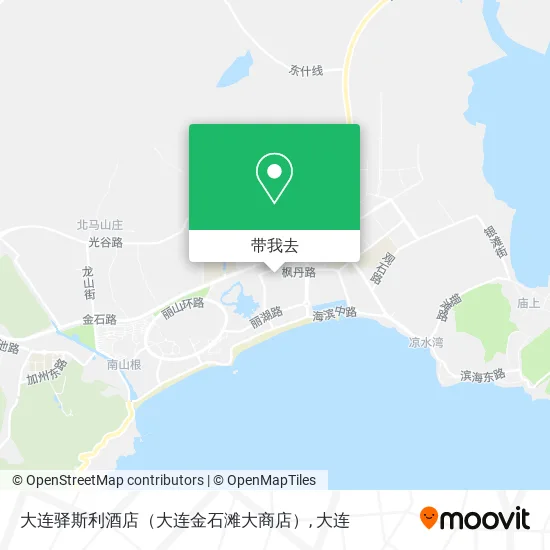 大连驿斯利酒店（大连金石滩大商店）地图